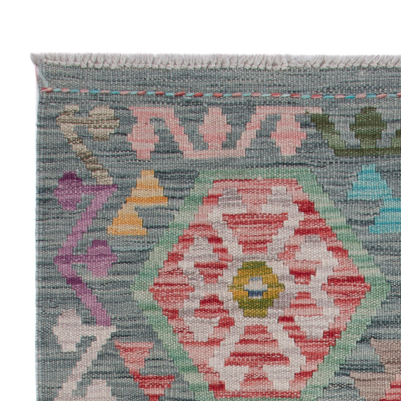 Kelim Carpet - Splash - 124 x 81 cm - flerfärgad