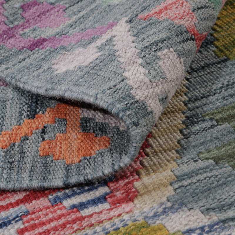 Kelim Carpet - Splash - 124 x 81 cm - flerfärgad