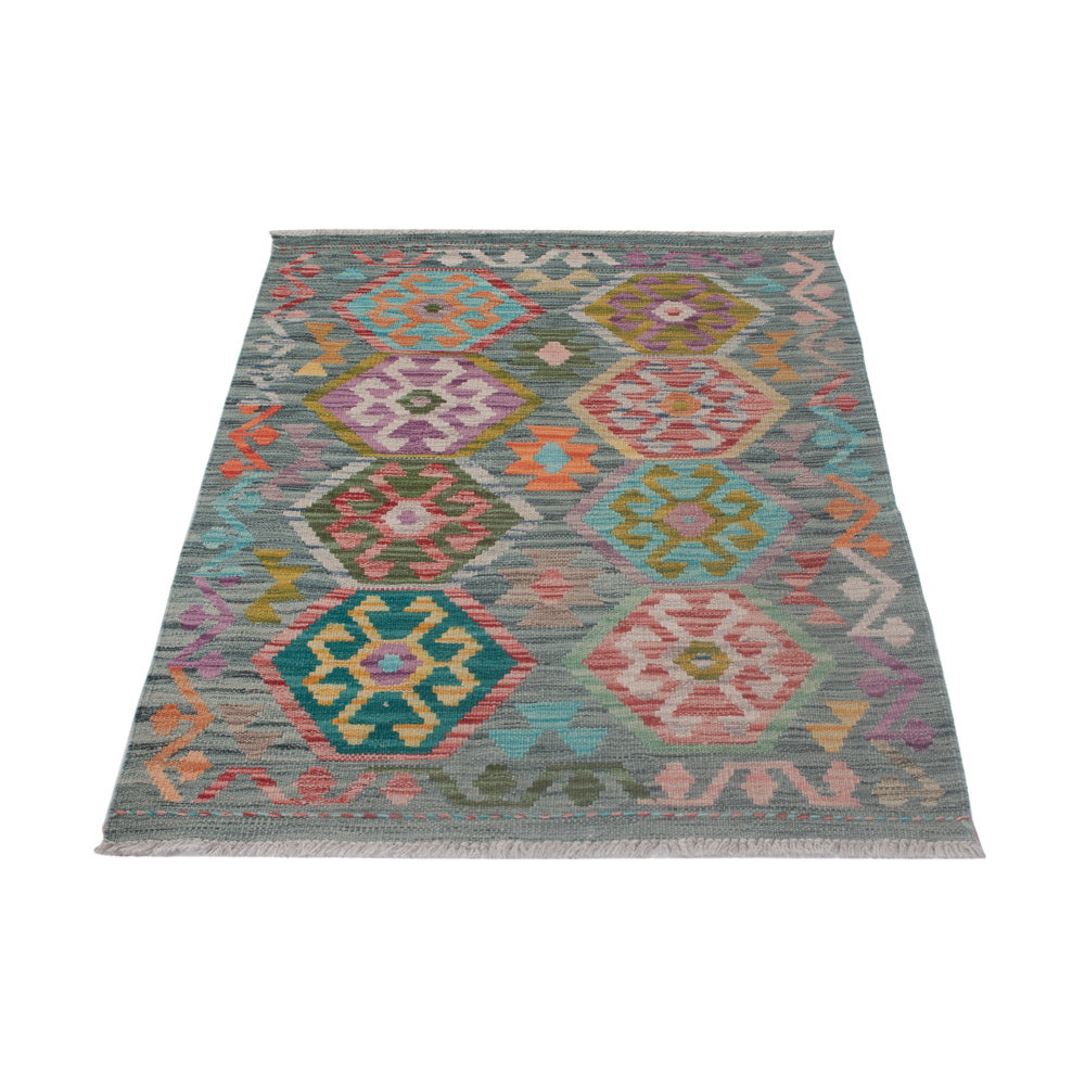 Kelim Carpet - Splash - 124 x 81 cm - flerfärgad