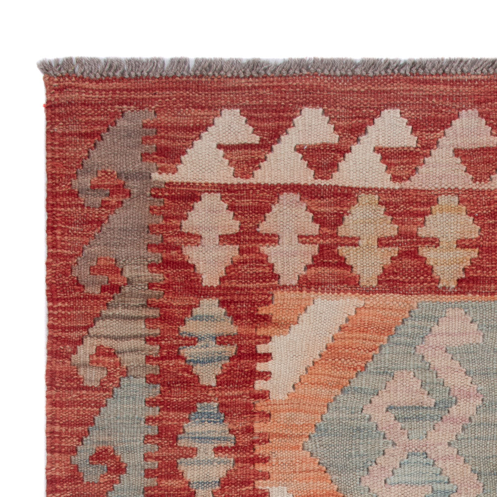 Kelim Teppich - Splash - 126 x 88 cm - mehrfarbig