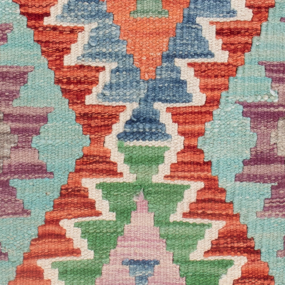 Kelim Carpet - Splash - 122 x 83 cm - flerfärgad
