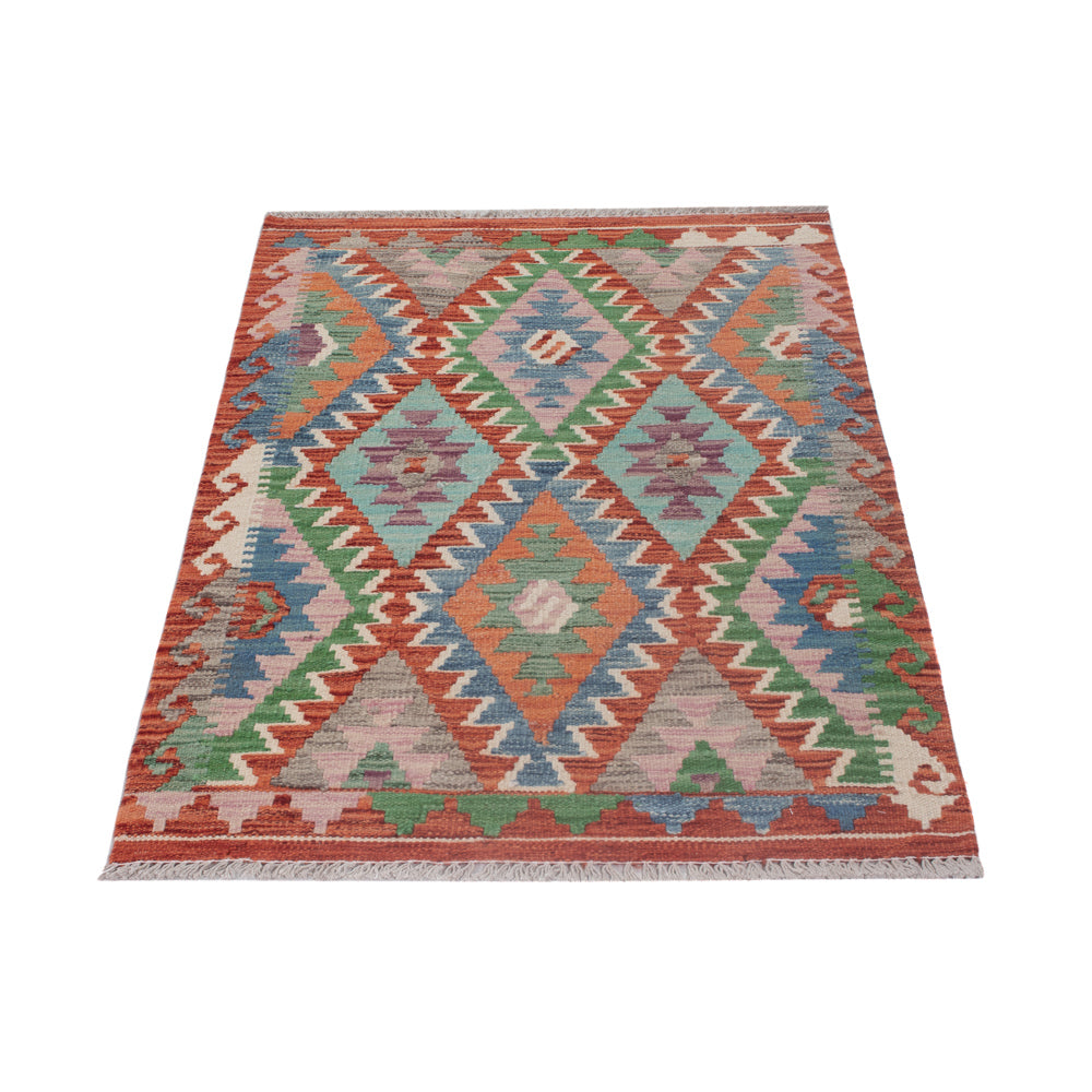 Kelim Carpet - Splash - 122 x 83 cm - flerfärgad