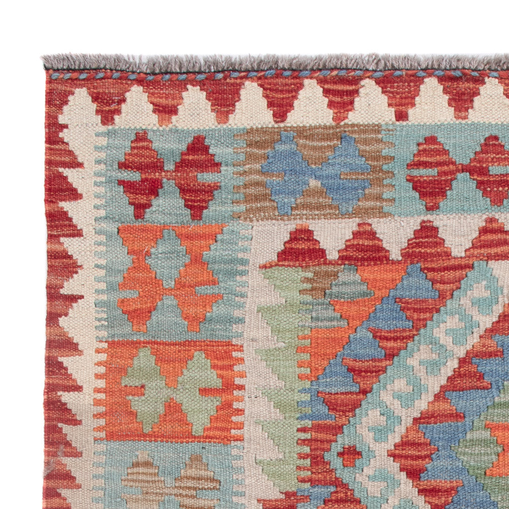 Kelim Carpet - Splash - 113 x 89 cm - flerfärgad