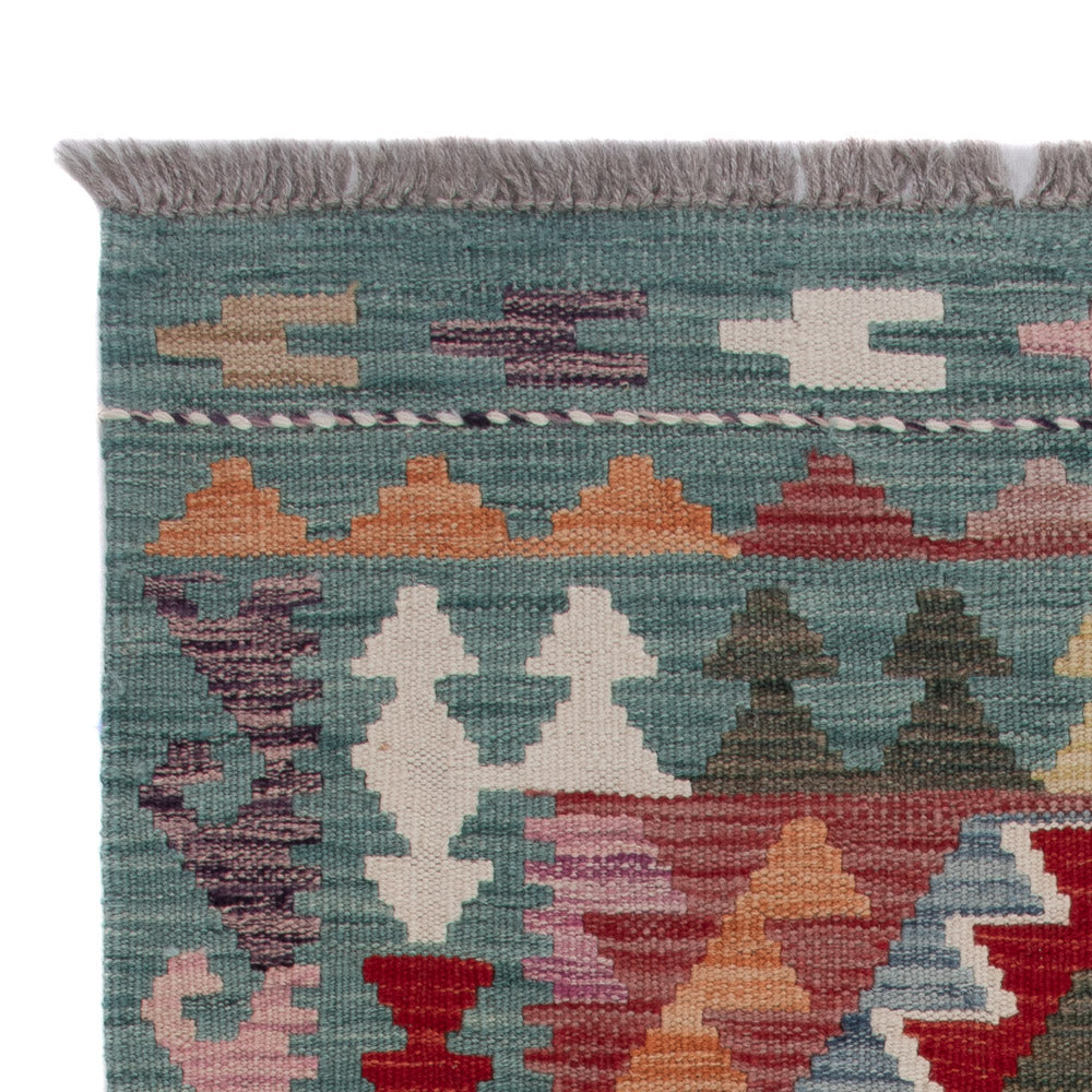 Kelim Carpet - Splash - 127 x 74 cm - flerfärgad