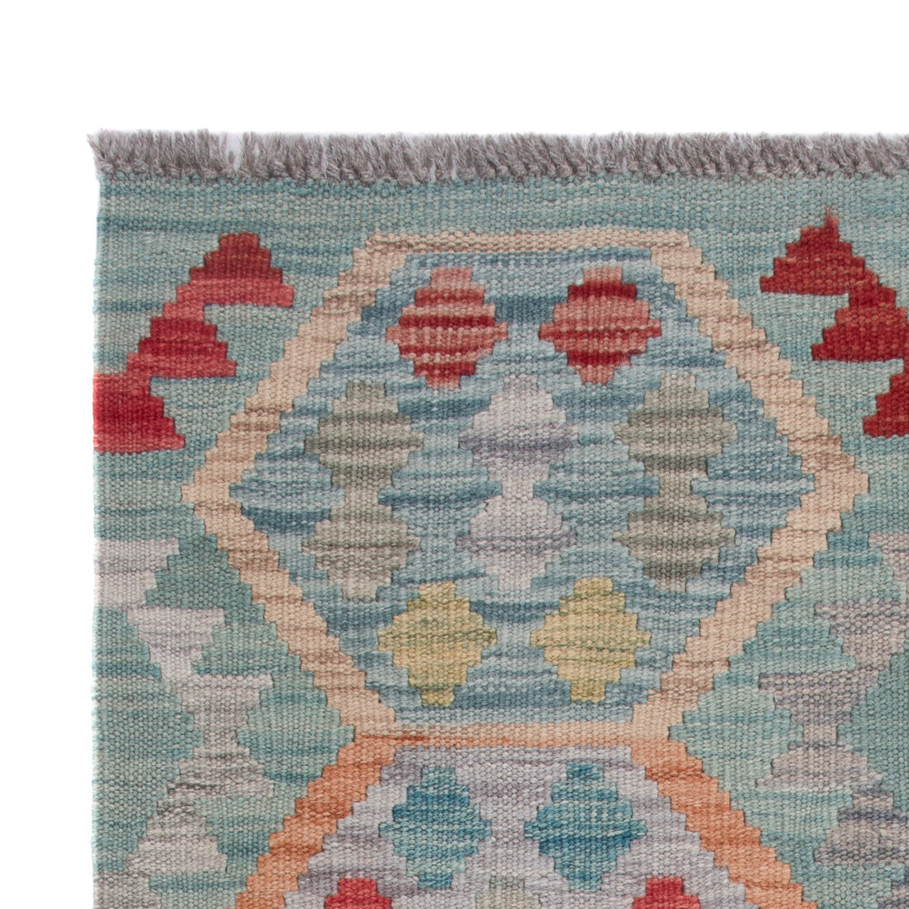 Kelim Carpet - Splash - 126 x 79 cm - flerfärgad