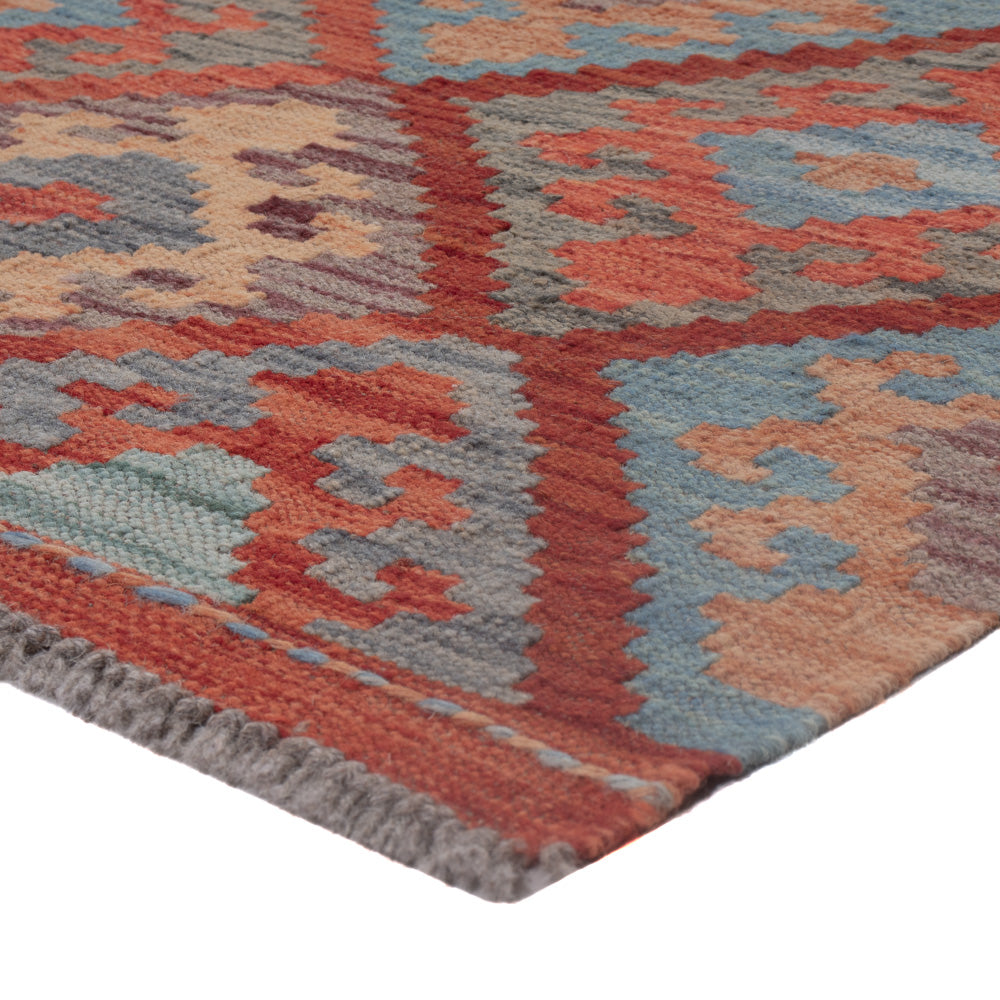 Kelim Teppich - Splash - 138 x 78 cm - mehrfarbig