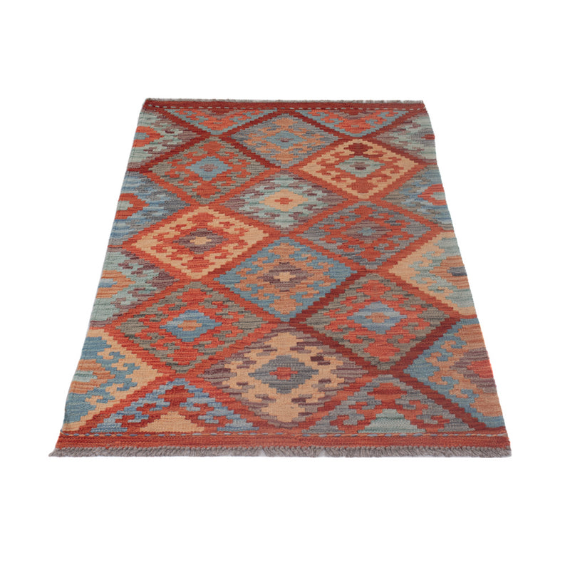 Kelim Teppich - Splash - 138 x 78 cm - mehrfarbig