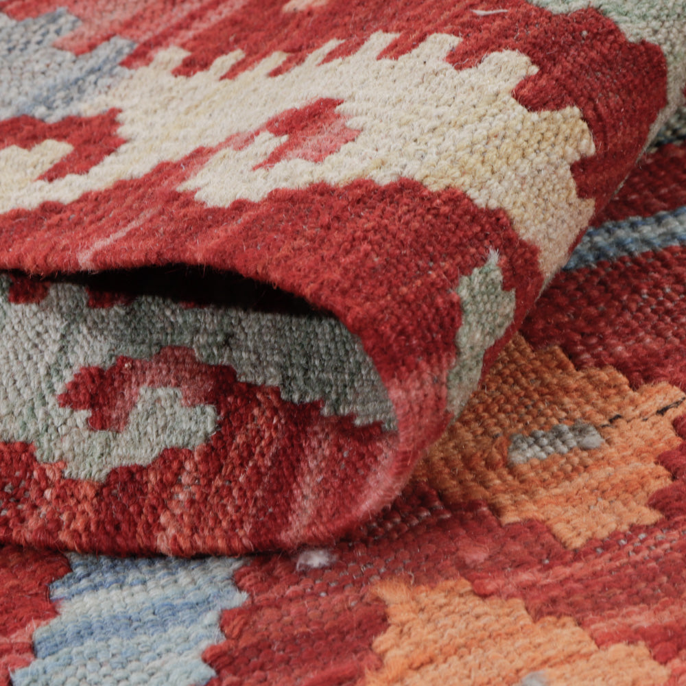 Kelim Teppich - Splash - 126 x 80 cm - mehrfarbig