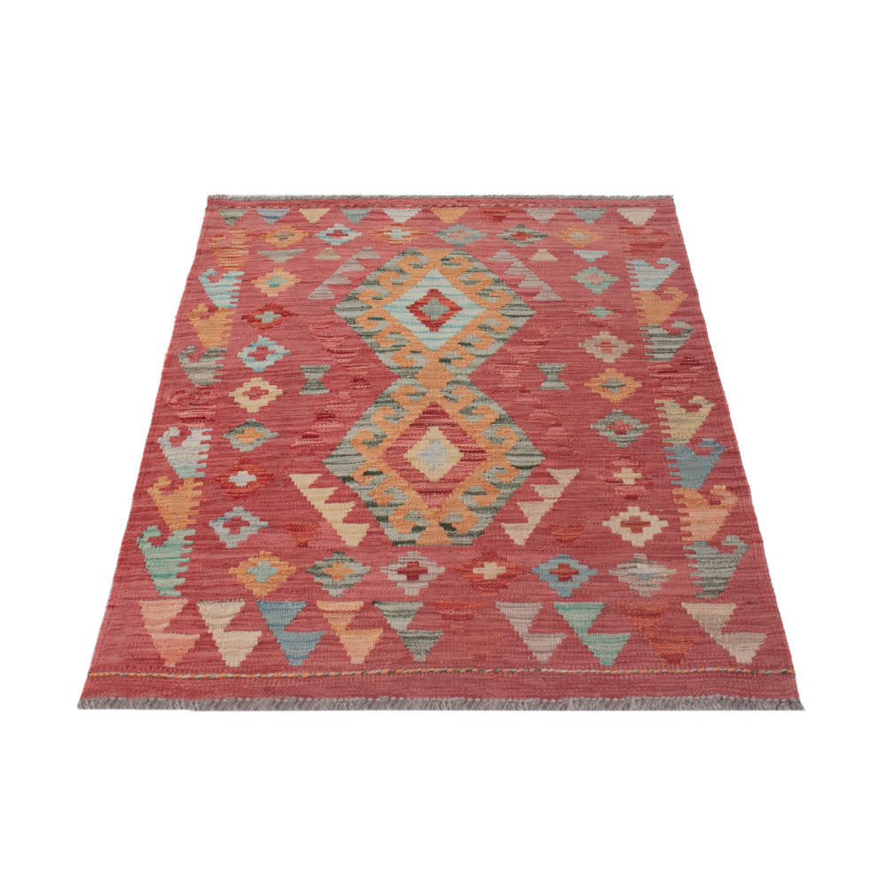 Kelim Teppich - Splash - 125 x 85 cm - mehrfarbig