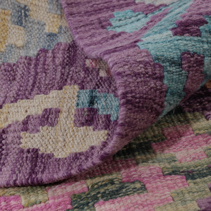 Kelim Teppich - Splash - 135 x 82 cm - mehrfarbig