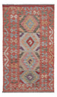 Kelim Carpet - Splash - 131 x 76 cm - flerfärgad