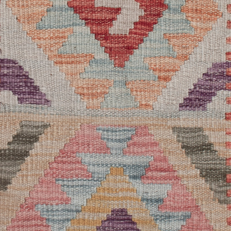 Kelim Carpet - Splash - 131 x 76 cm - flerfärgad