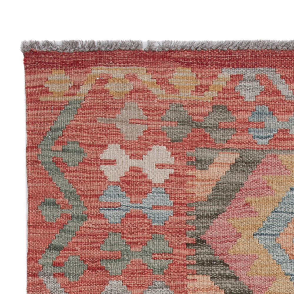 Kelim Carpet - Splash - 131 x 76 cm - flerfärgad