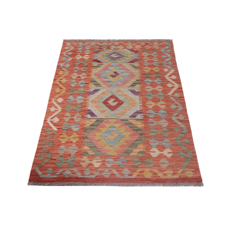 Kelim Carpet - Splash - 131 x 76 cm - flerfärgad