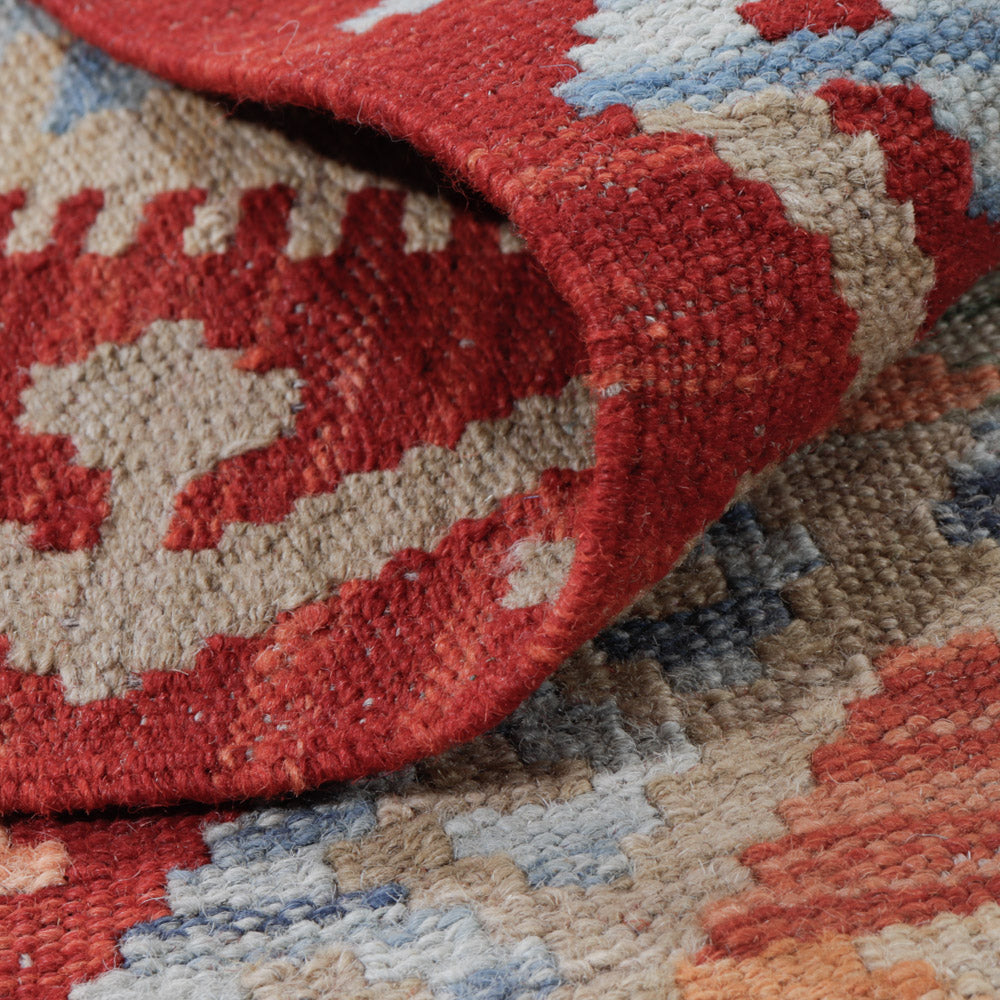 Kelim Teppich - Splash - 129 x 79 cm - mehrfarbig