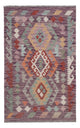 Kelim Carpet - Splash - 125 x 77 cm - flerfärgad