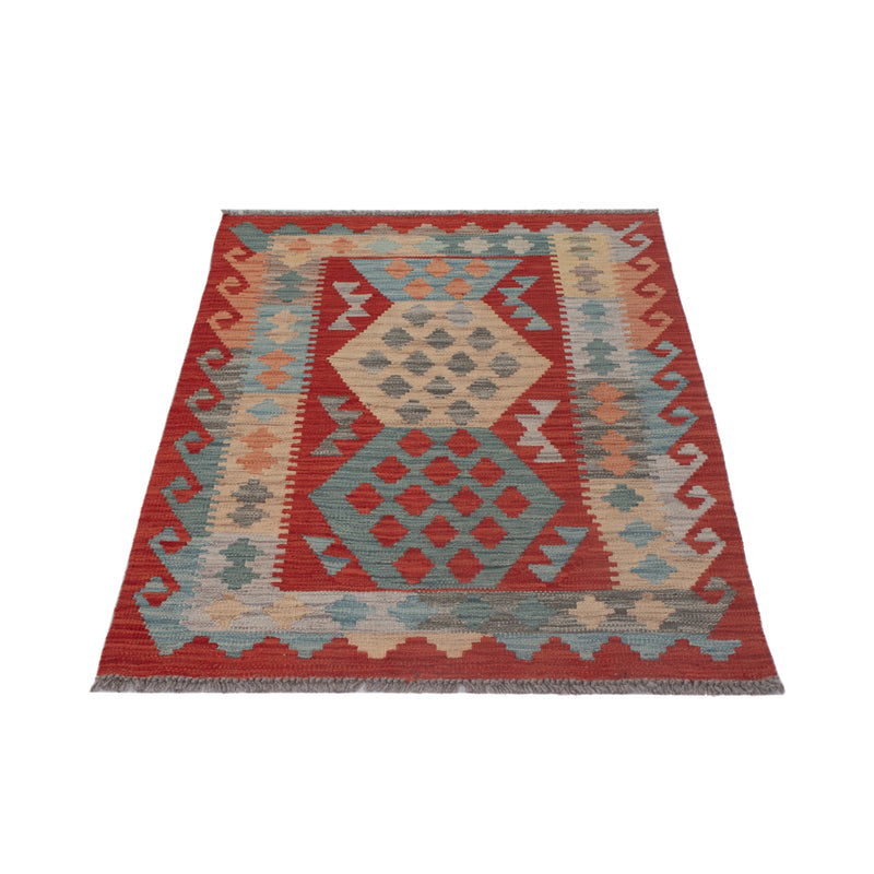 Kelim Carpet - Splash - 124 x 81 cm - flerfärgad