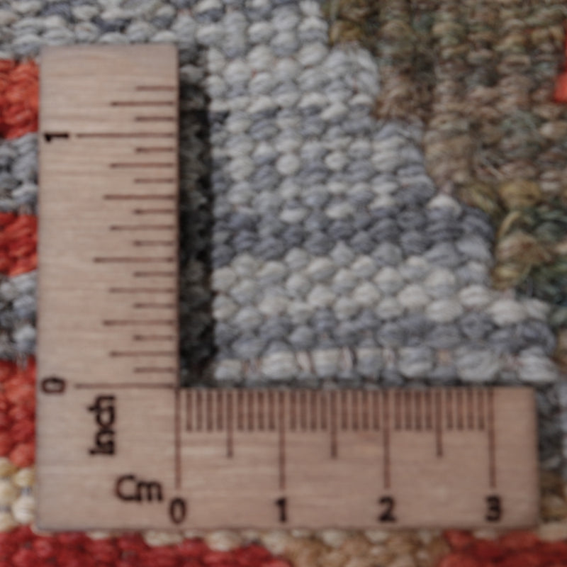 Kelim Teppich - Splash - 114 x 85 cm - mehrfarbig