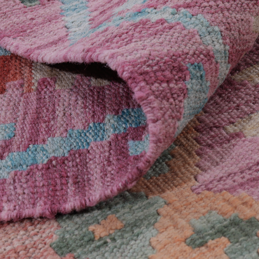 Kelim Teppich - Splash - 128 x 83 cm - mehrfarbig