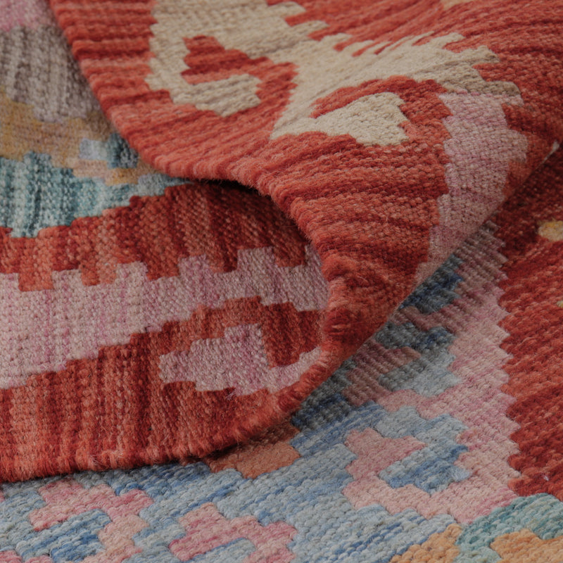 Kelim Teppich - Splash - 129 x 82 cm - mehrfarbig