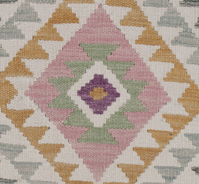 Kelim Teppich - Splash - 134 x 87 cm - mehrfarbig