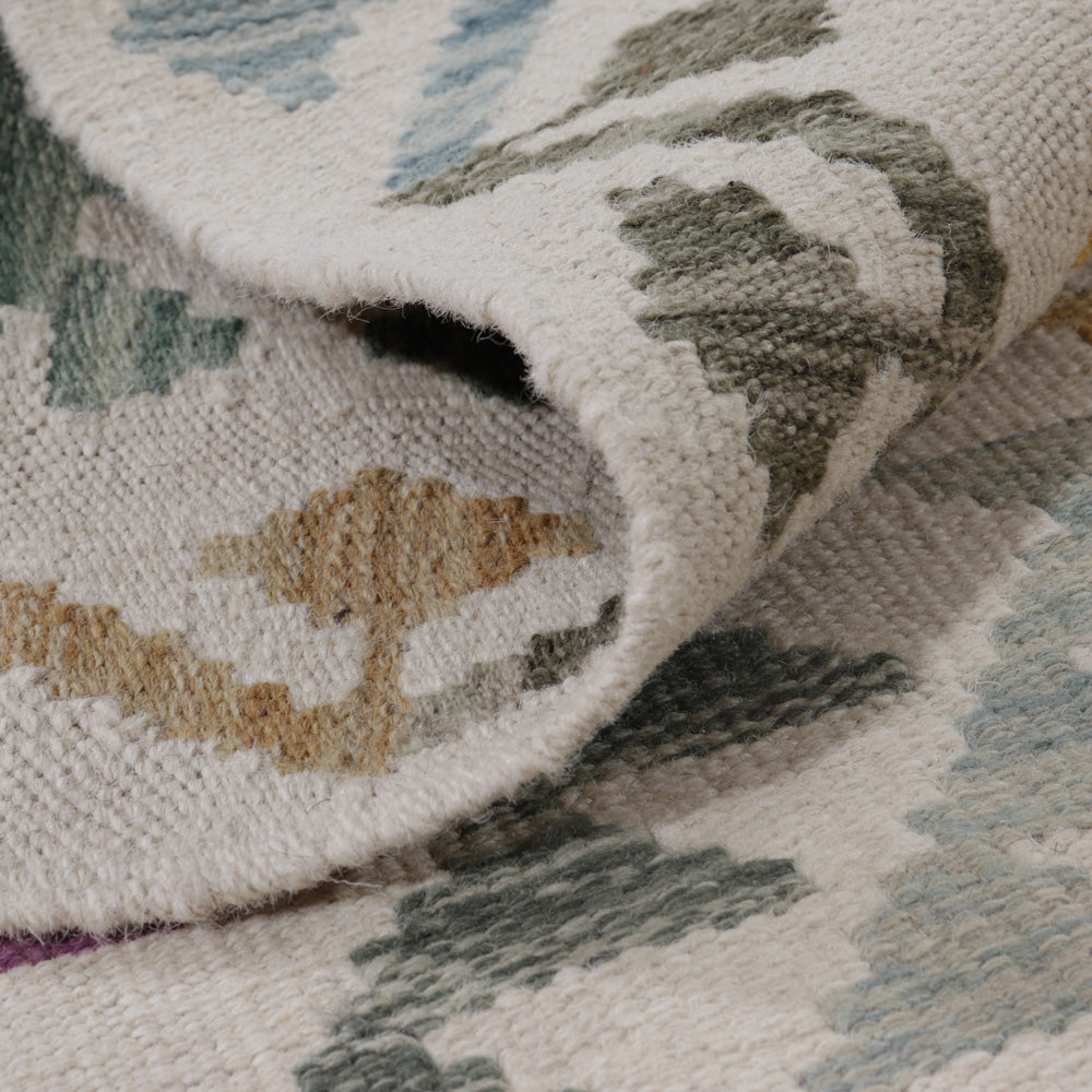 Kelim Teppich - Splash - 134 x 87 cm - mehrfarbig