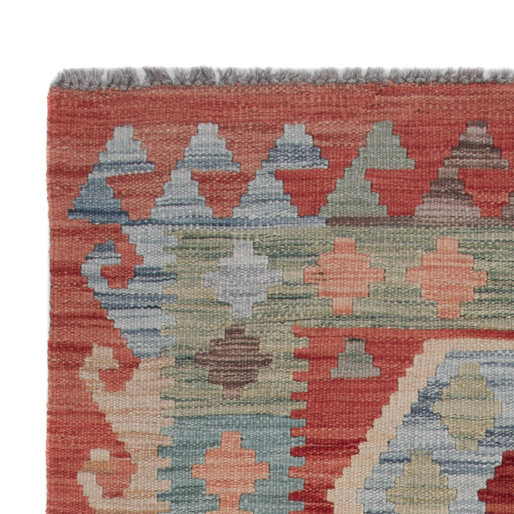 Kelim Teppich - Splash - 131 x 80 cm - mehrfarbig