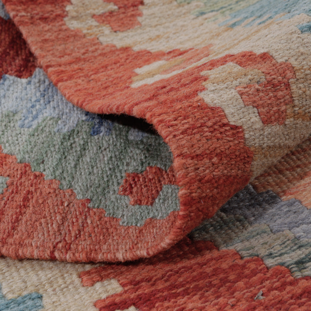 Kelim Teppich - Splash - 131 x 80 cm - mehrfarbig