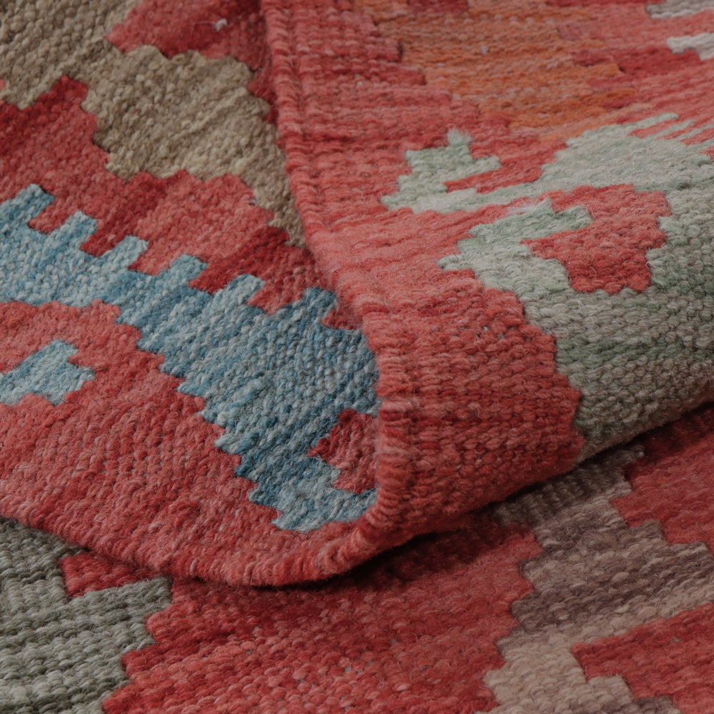 Kelim Teppich - Splash - 147 x 77 cm - mehrfarbig