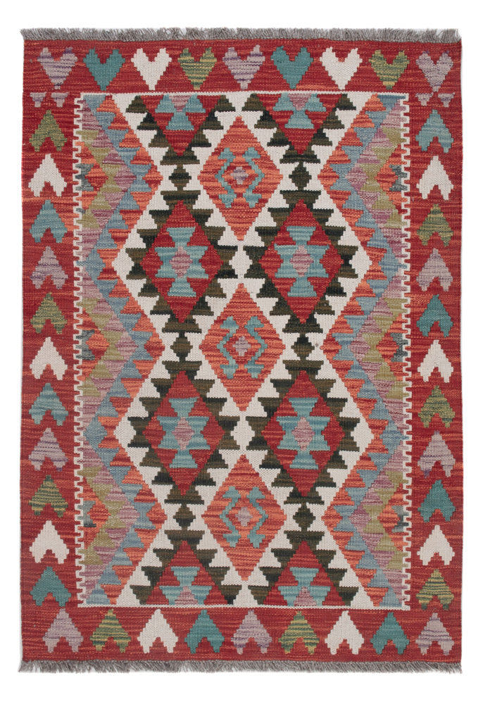 Kelim Carpet - Splash - 123 x 89 cm - flerfärgad