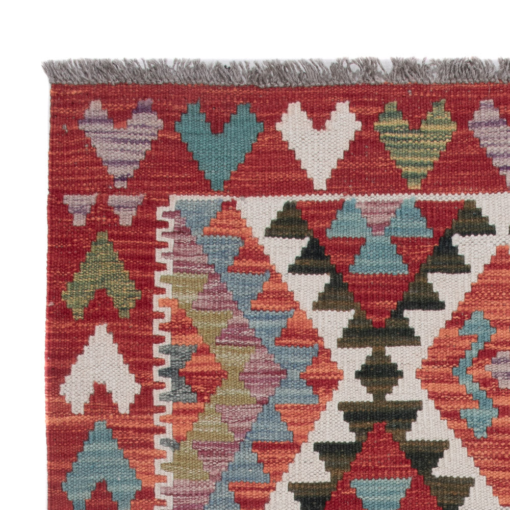 Kelim Carpet - Splash - 123 x 89 cm - flerfärgad