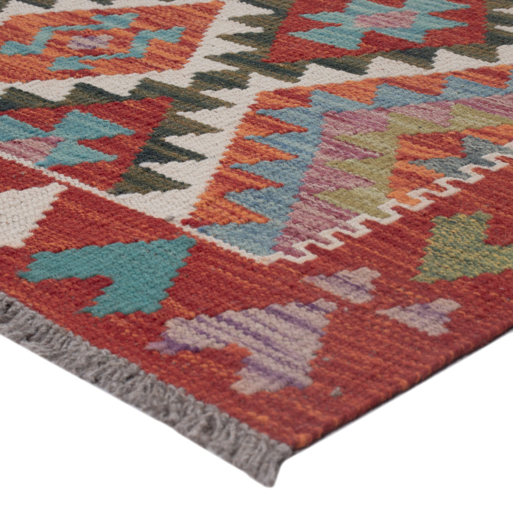 Kelim Carpet - Splash - 123 x 89 cm - flerfärgad