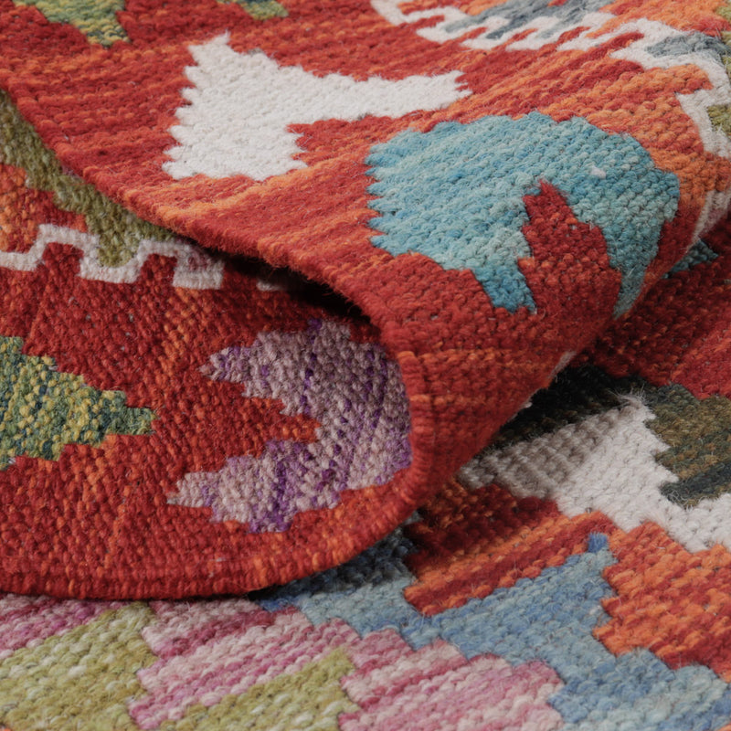 Kelim Carpet - Splash - 123 x 89 cm - flerfärgad