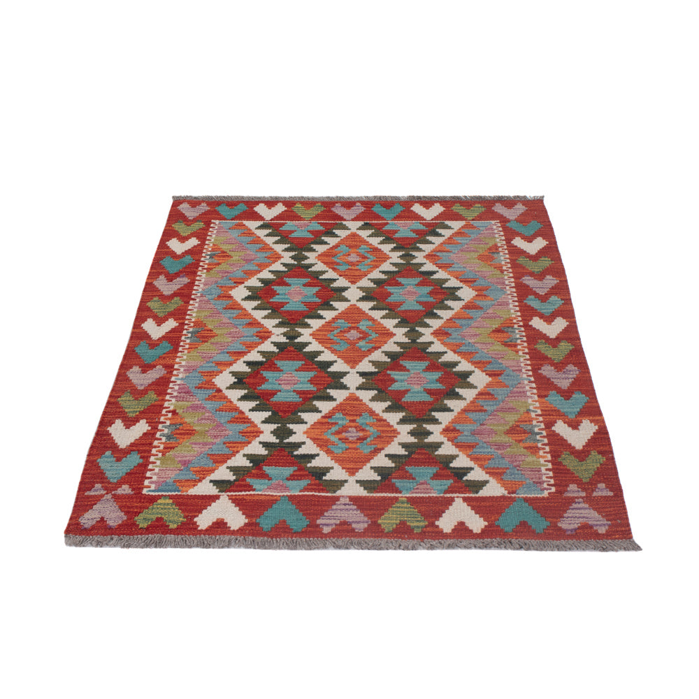 Kelim Carpet - Splash - 123 x 89 cm - flerfärgad