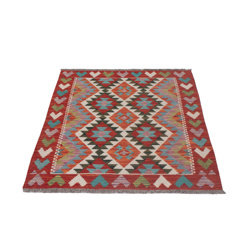 Kelim Carpet - Splash - 123 x 89 cm - flerfärgad