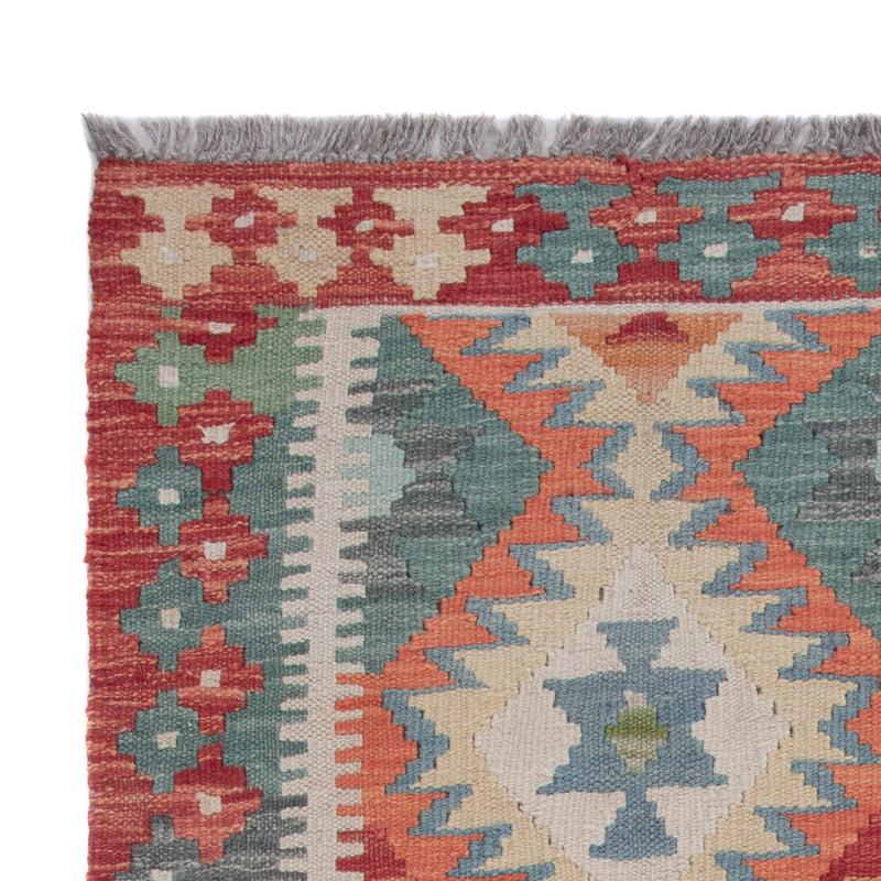 Kelim Teppich - Splash - 124 x 86 cm - mehrfarbig