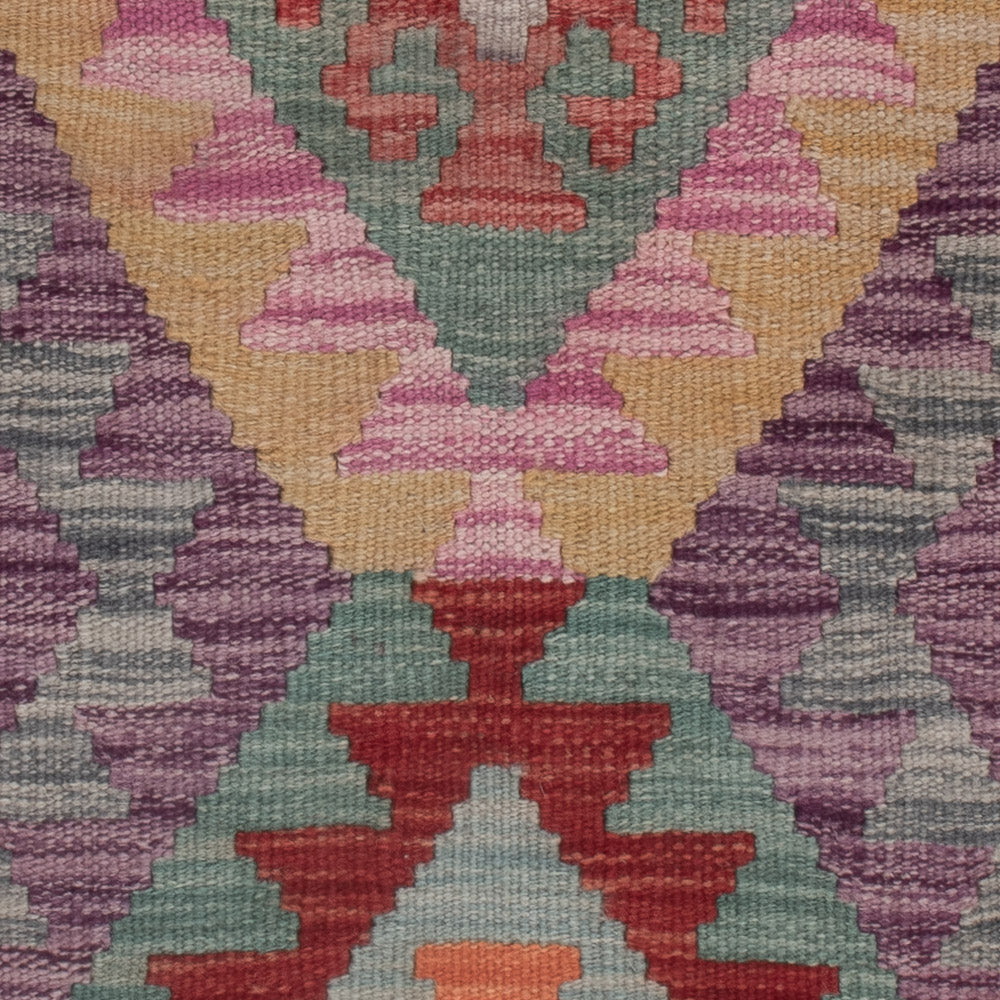 Kelim Teppich - Splash - 126 x 78 cm - mehrfarbig