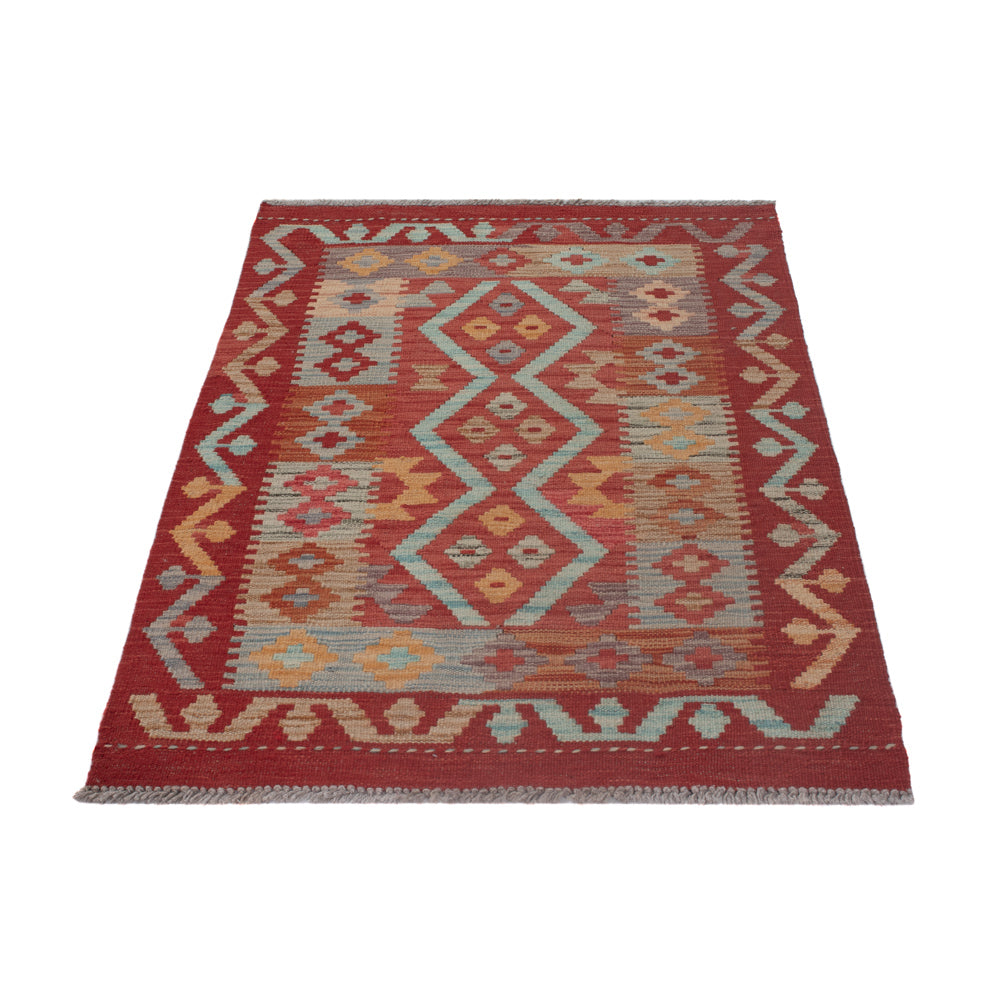 Kelim Carpet - Splash - 123 x 79 cm - flerfärgad