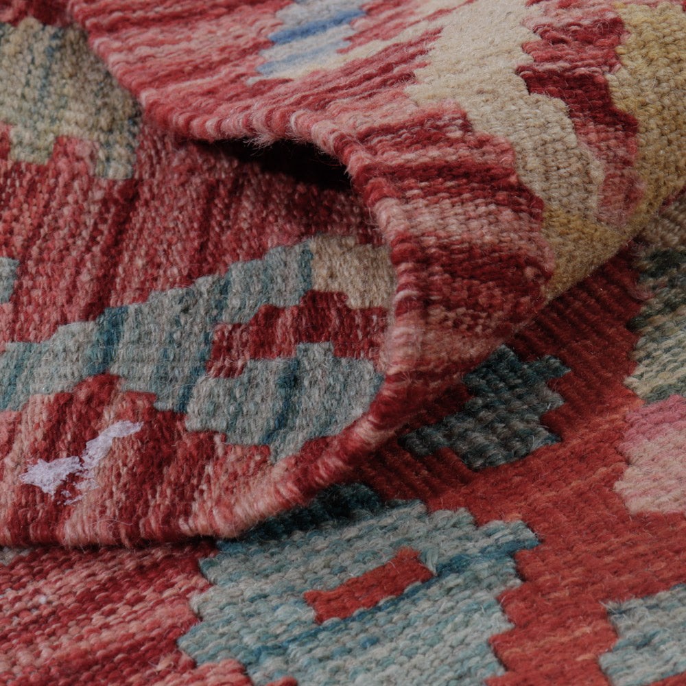 Kelim Carpet - Splash - 131 x 81 cm - flerfärgad