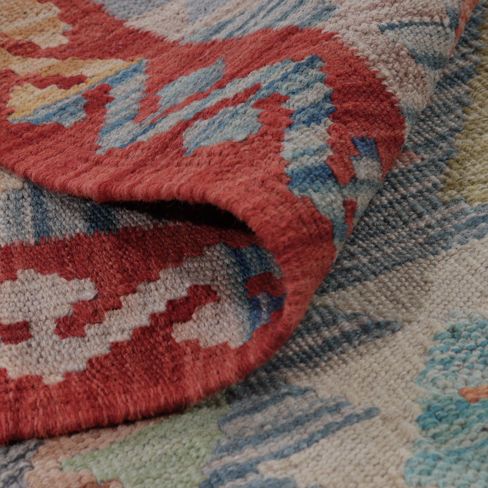 Kelim Teppich - Splash - 127 x 81 cm - mehrfarbig