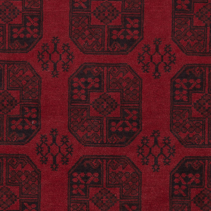 Afghan Teppich - Filpa - 293 x 197 cm - dunkelrot