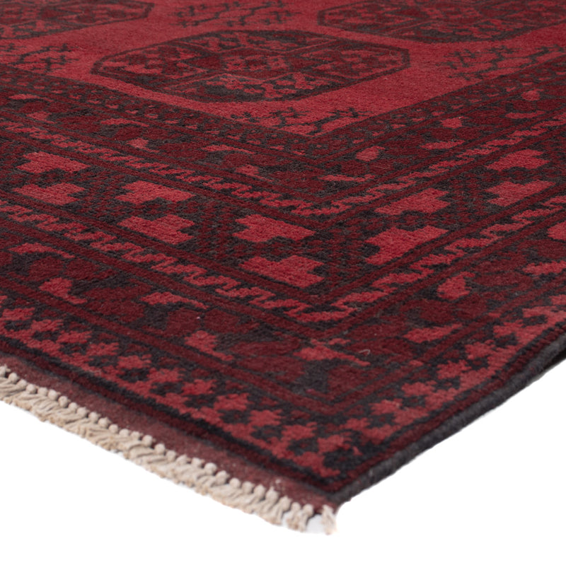 Afghan Teppich - Filpa - 288 x 197 cm - dunkelrot
