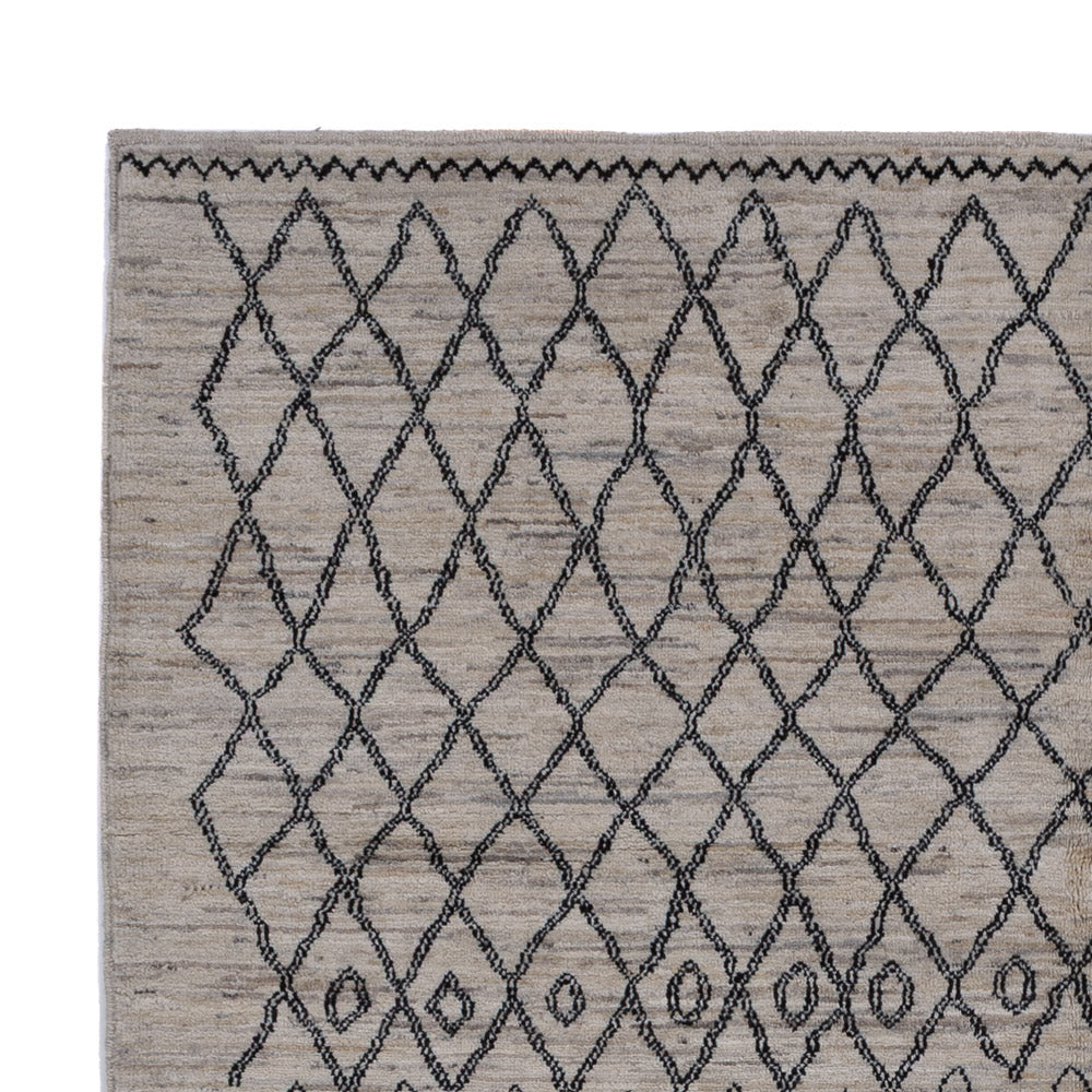 Berber matta - 240 x 173 cm - mörkgrå