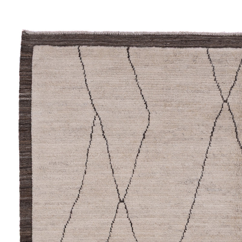 Berber Teppich - 239 x 172 cm - hellgrau