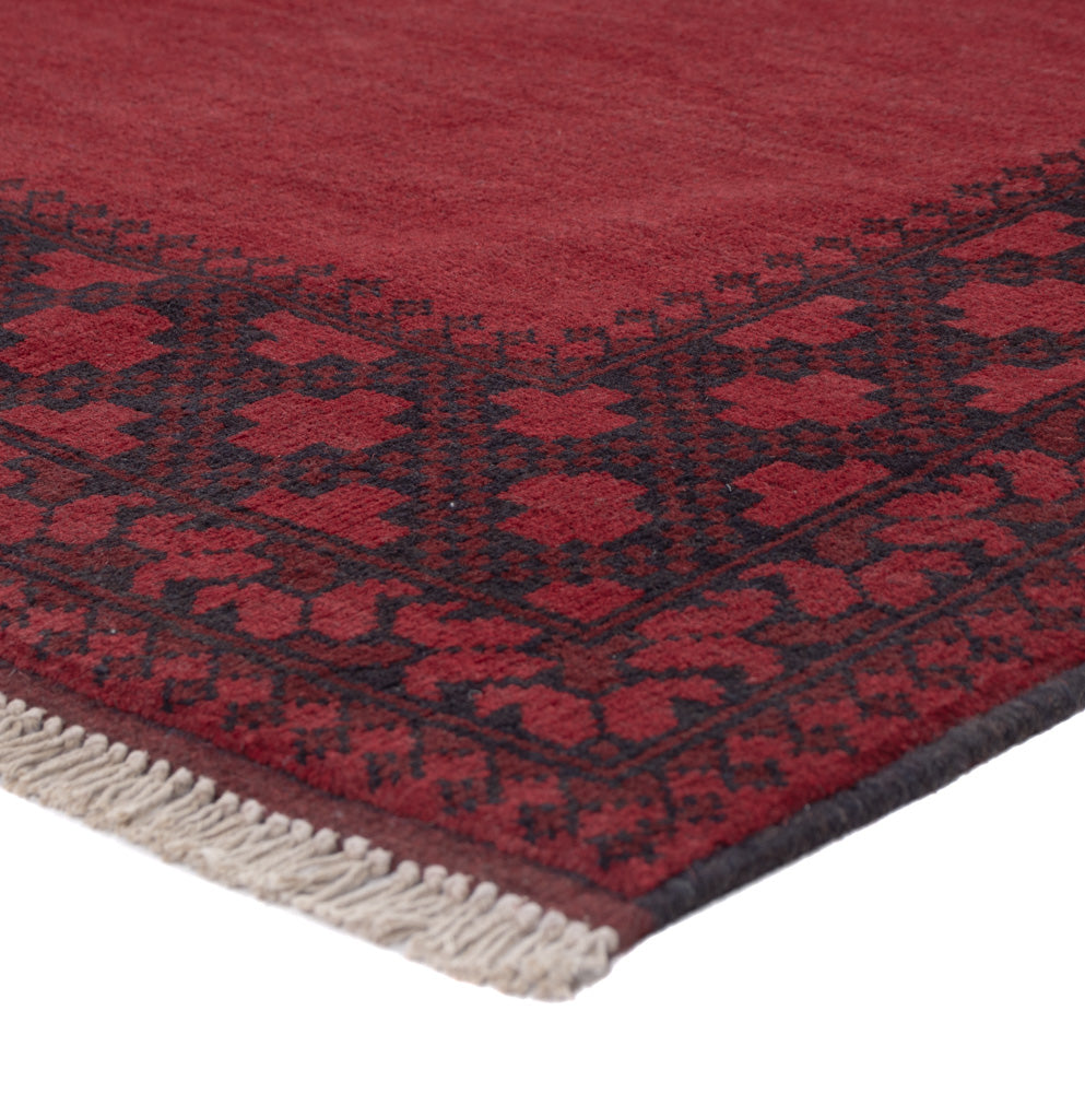 Afghan Teppich - Filpa - 200 x 150 cm - rot
