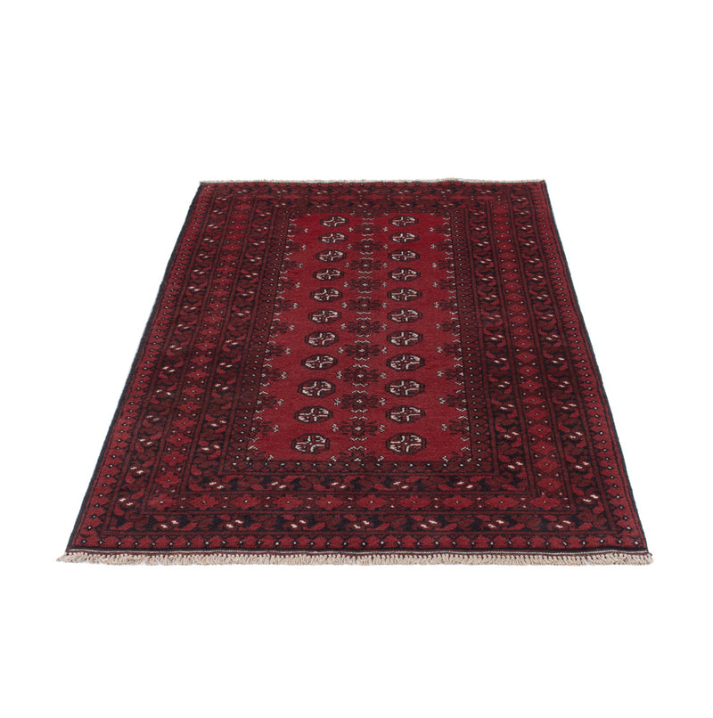 Läufer Afghan - Filpa - 190 x 98 cm - dunkelrot