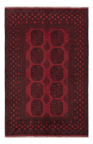 Afghan Teppich - Filpa - 242 x 162 cm - dunkelrot