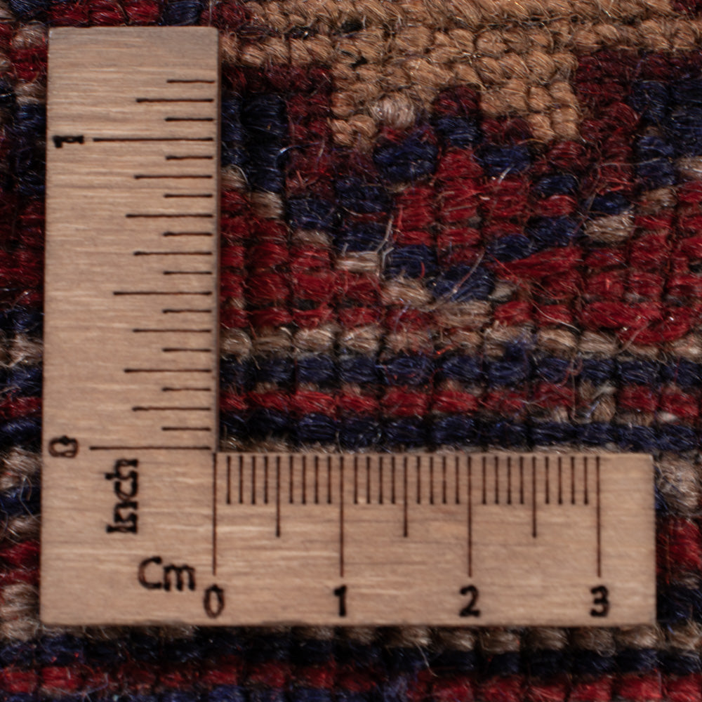 Kelim Teppich - Oriental quadratisch  - 187 x 161 cm - dunkelrot