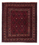 Kelim Carpet - orientalisk matta - 174 x 149 cm - mörkröd