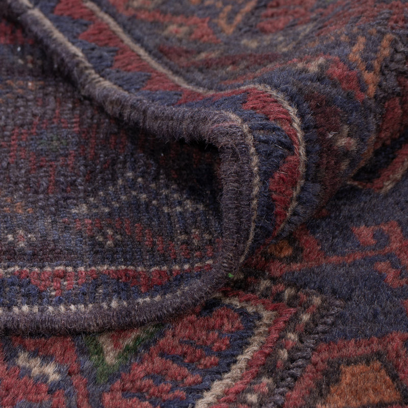 Kelim Teppich - Oriental - 195 x 159 cm - dunkelrot